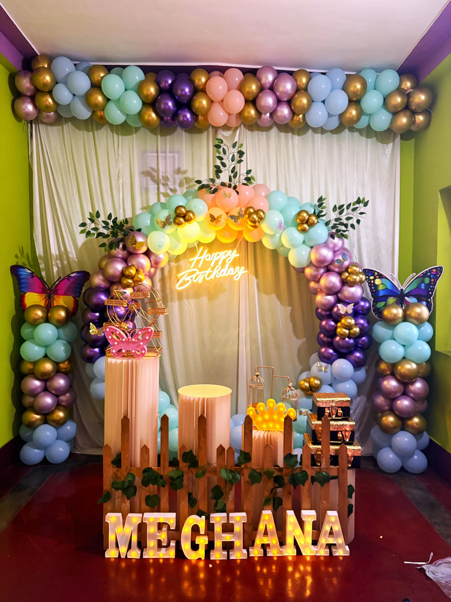 RS Rock Events premium balloon decoration setup