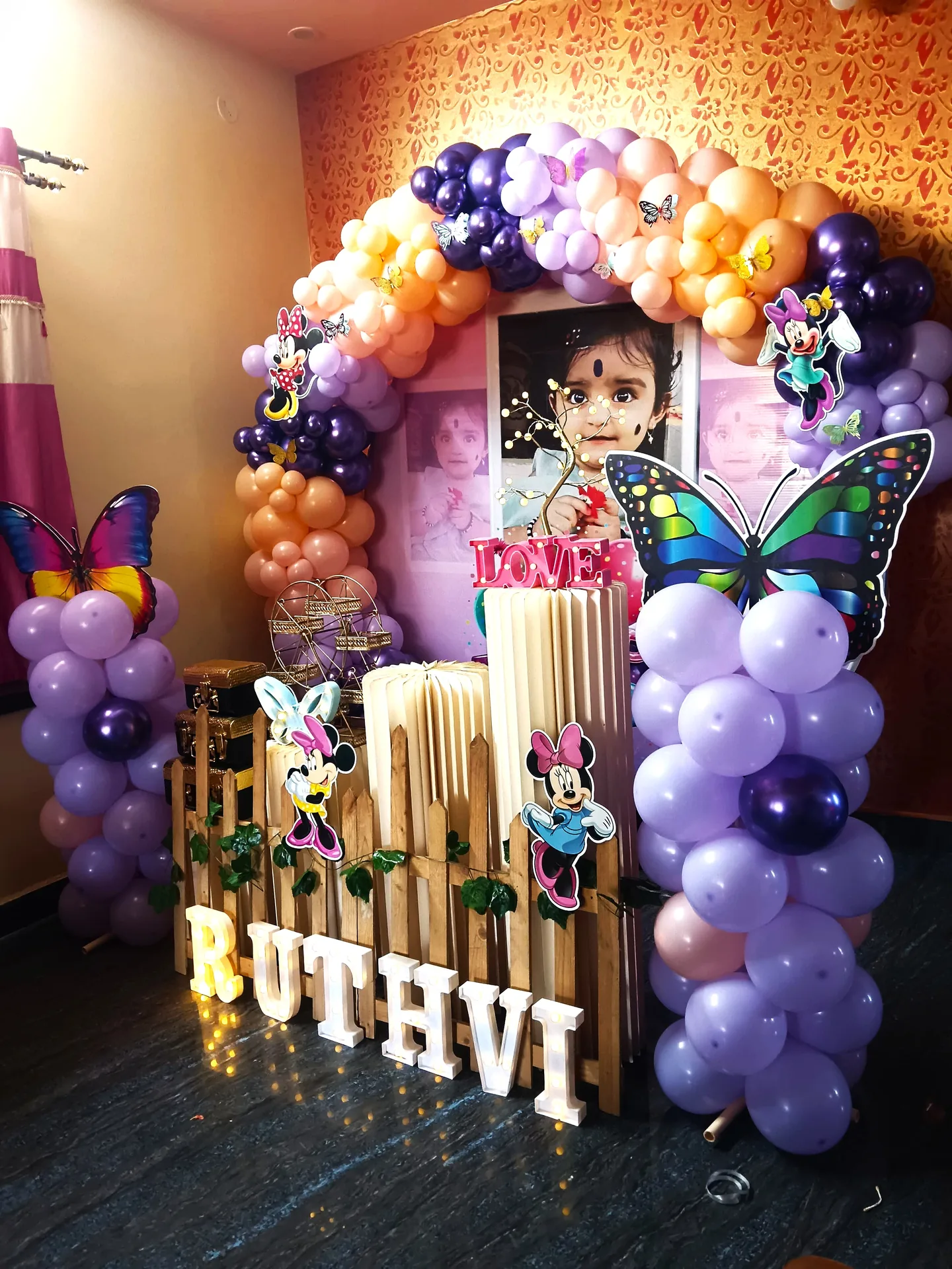 Flower Decorations setup at RS Rock Events